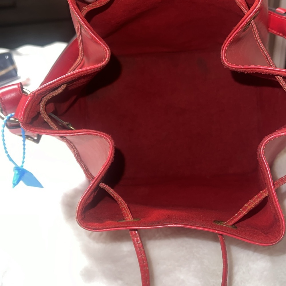 “LOUIS VUITTON” EPI LEATHER BUCKET BAG NOE - Picture 15 of 16